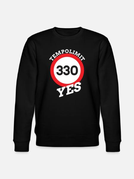 Speed limit, speed limit highway - Stanley/Stella CHANGER Unisex Organic Sweatshirt - black