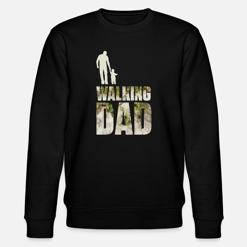 Der wandelnde Vater - Stanley/Stella Unisex Bio-Sweatshirt CHANGER  - Schwarz