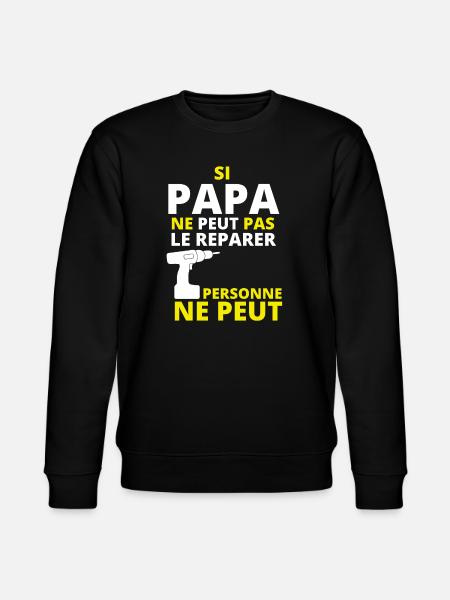 bricoleur, bricoleur, bricolage - Sweat bio CHANGER Stanley/Stella Unisexe - noir