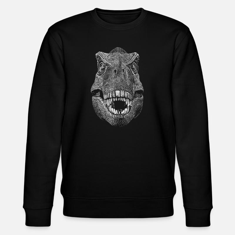 Dinosaur - Stanley/Stella CHANGER Unisex Organic Sweatshirt - black