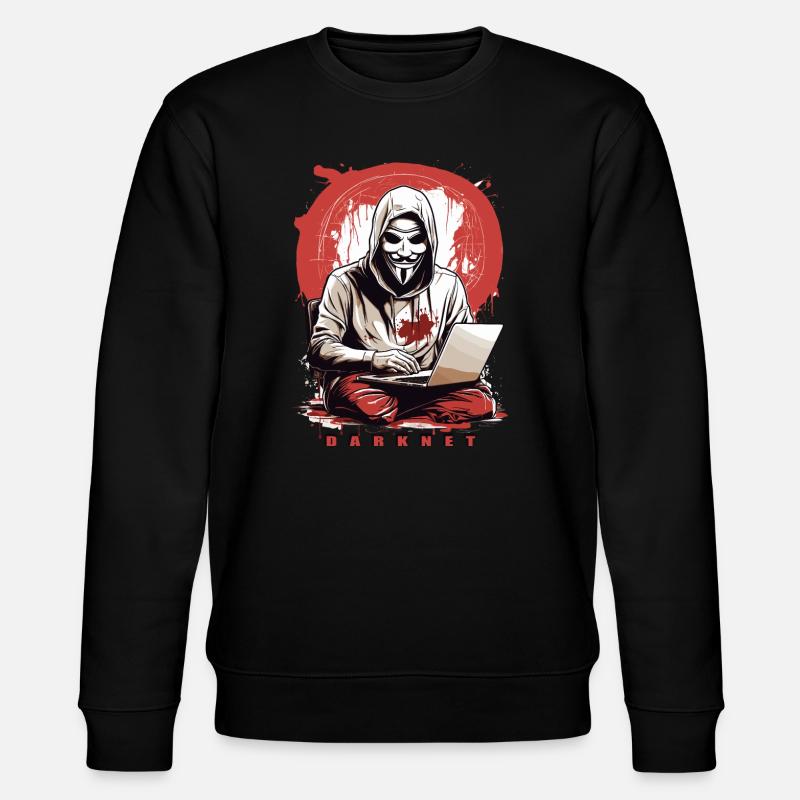 Anonymous Hacker - Stanley/Stella CHANGER Unisex Organic Sweatshirt - black