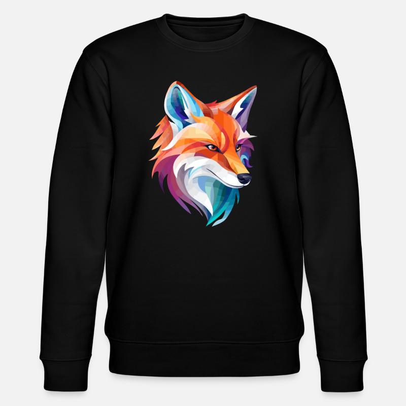 Fuchs Design - Stanley/Stella Unisex Bio-Sweatshirt CHANGER - Schwarz