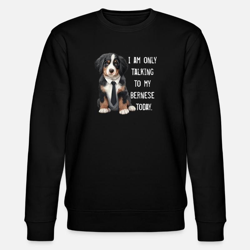 Berner Sennenhund - Stanley/Stella Unisex Bio-Sweatshirt CHANGER  - Schwarz