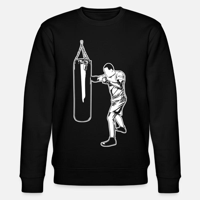 Dessin de boxe - Sweat bio CHANGER Stanley/Stella Unisexe - noir