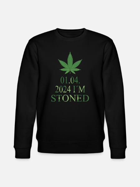 Legales Hanf 01.04.2024 - Stanley/Stella Unisex Bio-Sweatshirt CHANGER - Schwarz