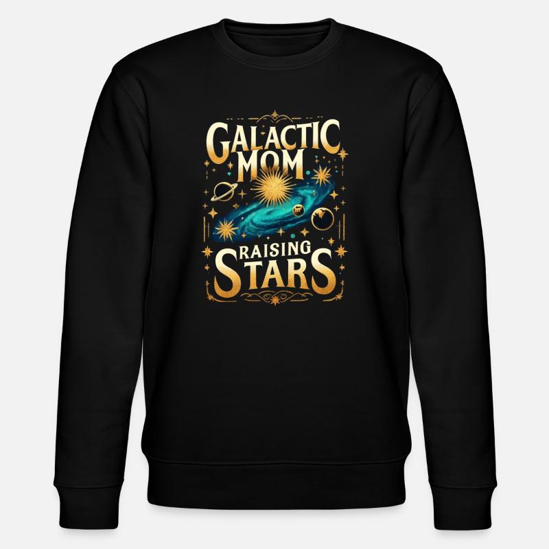 Maman Galactique Levant des Étoiles - Sweat bio CHANGER Stanley/Stella Unisexe - noir