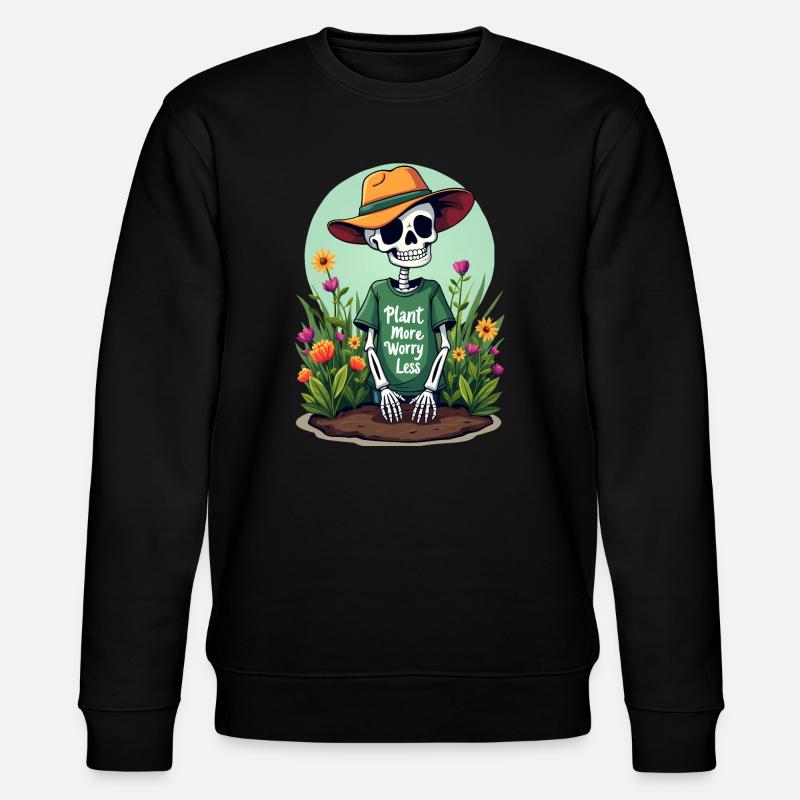 PLANTEZ PLUS, SOUCIEZ-VOUS MOINS - Sweat bio CHANGER Stanley/Stella Unisexe - noir