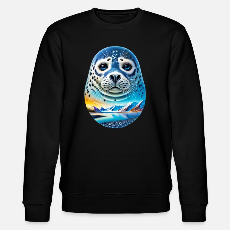 Phoque - Sweat bio CHANGER Stanley/Stella Unisexe - noir