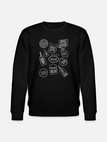Tableau noir vente Doodles - Sweat bio CHANGER Stanley/Stella Unisexe - noir