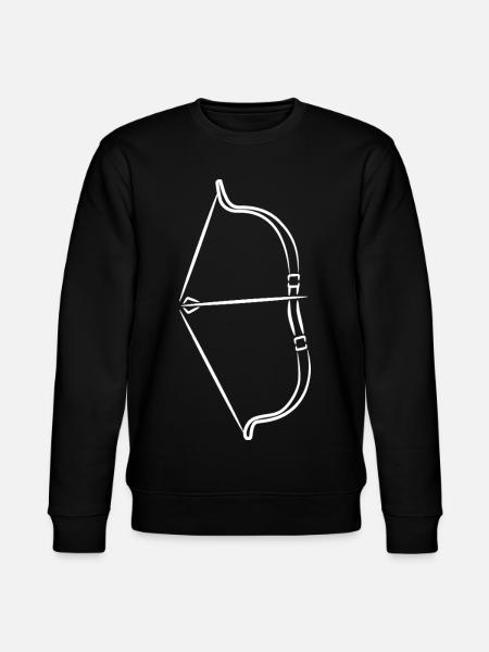 Bow and arrow - Stanley/Stella CHANGER Unisex Organic Sweatshirt - black
