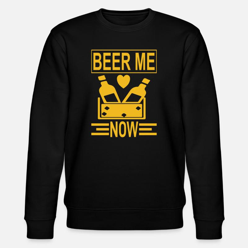 Beer me now - Stanley/Stella Unisex Bio-Sweatshirt CHANGER  - Schwarz