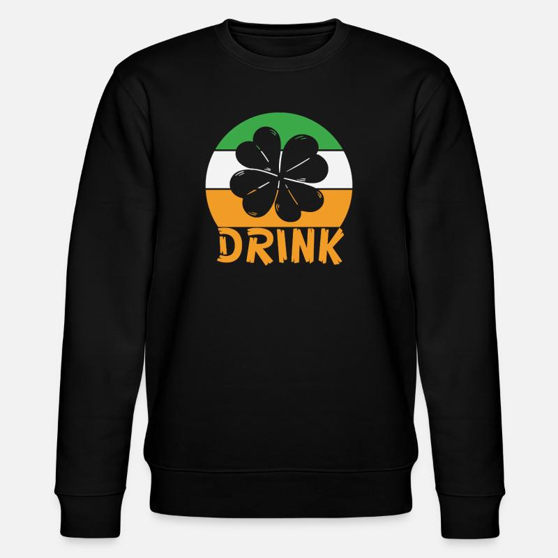 Boisson de la Saint-Patrick - Sweat bio CHANGER Stanley/Stella Unisexe - noir
