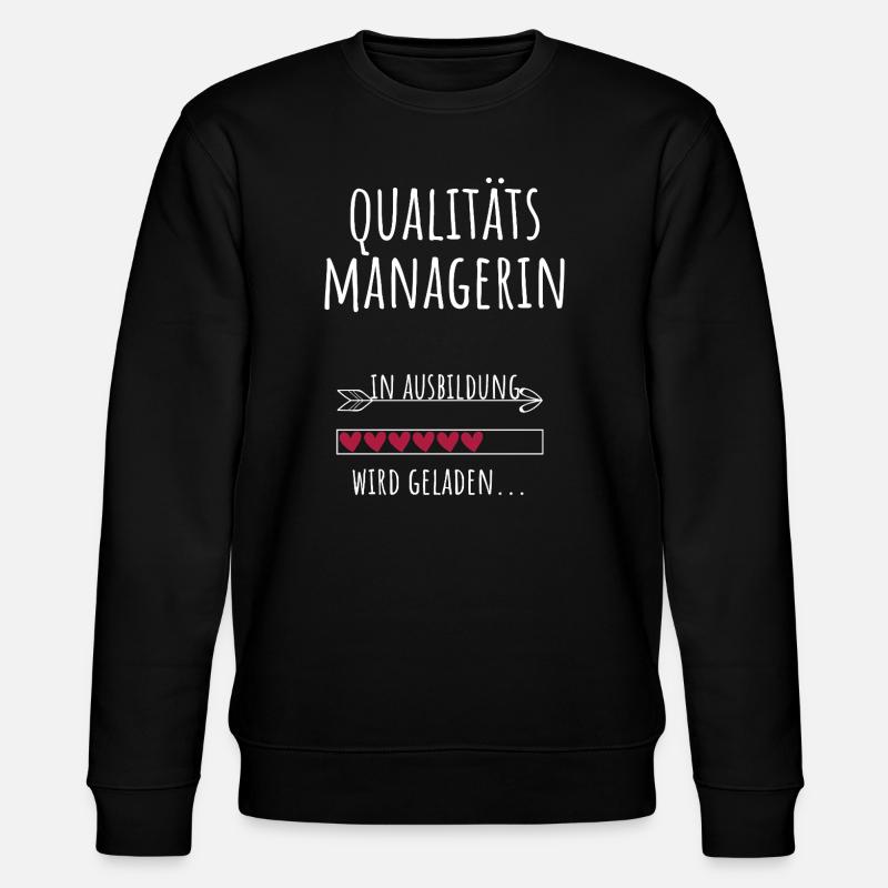 Quality Manager Quality Management Studies - Stanley/Stella CHANGER Unisex Organic Sweatshirt - black