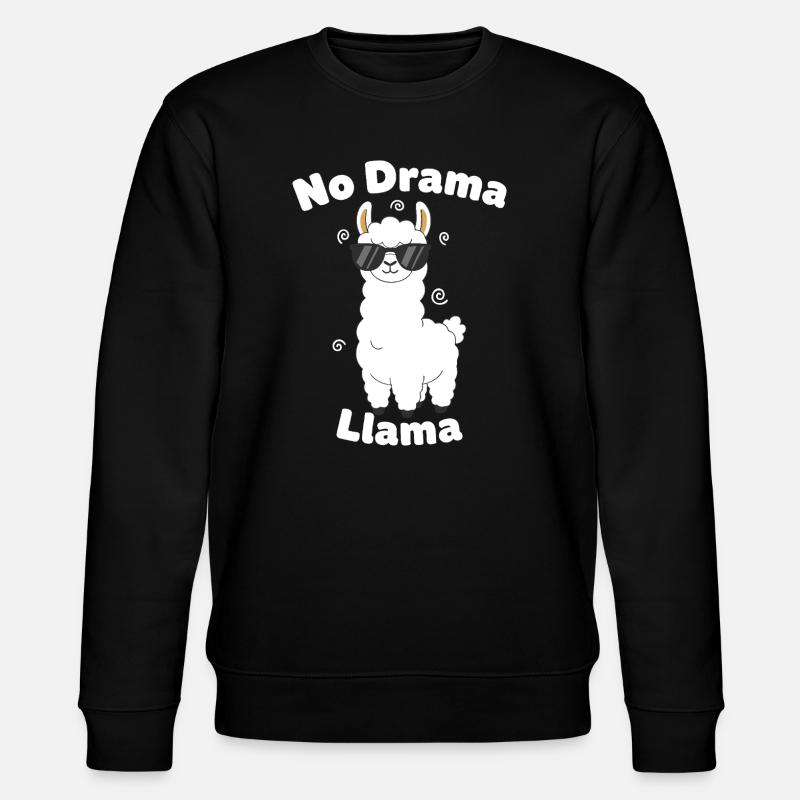 Pas de drame lama - Sweat bio CHANGER Stanley/Stella Unisexe - noir