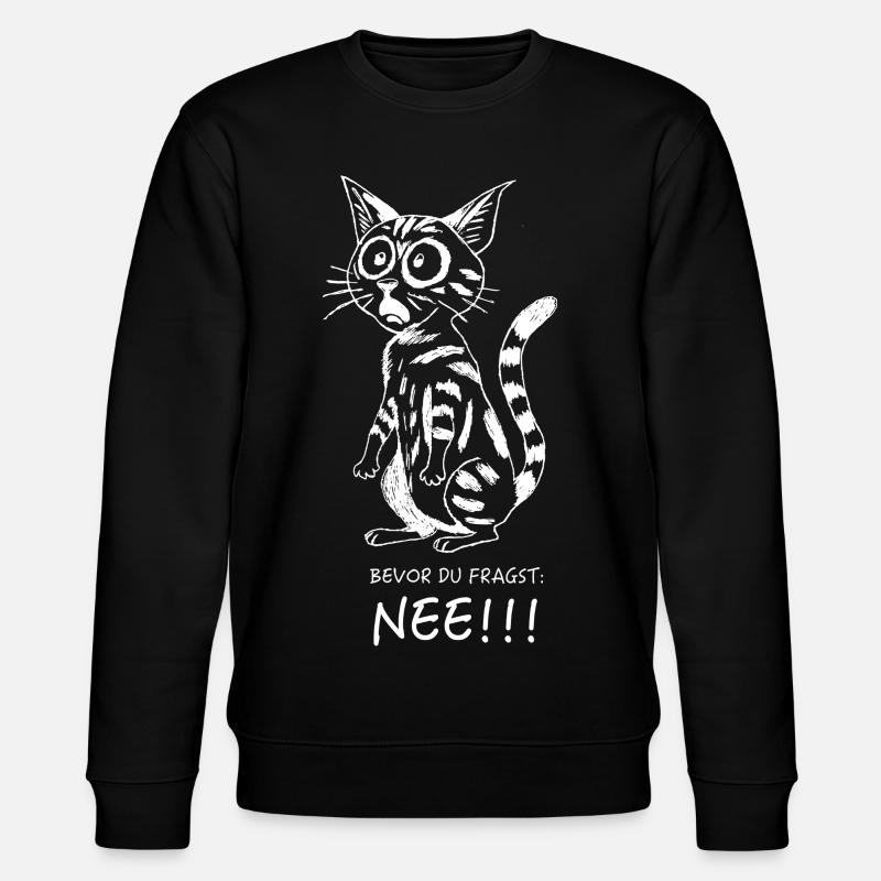Before you ask... - Stanley/Stella CHANGER Unisex Organic Sweatshirt - black