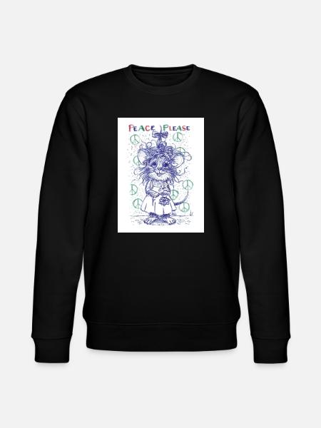 peaceplease - Stanley/Stella CHANGER Unisex Organic Sweatshirt - black