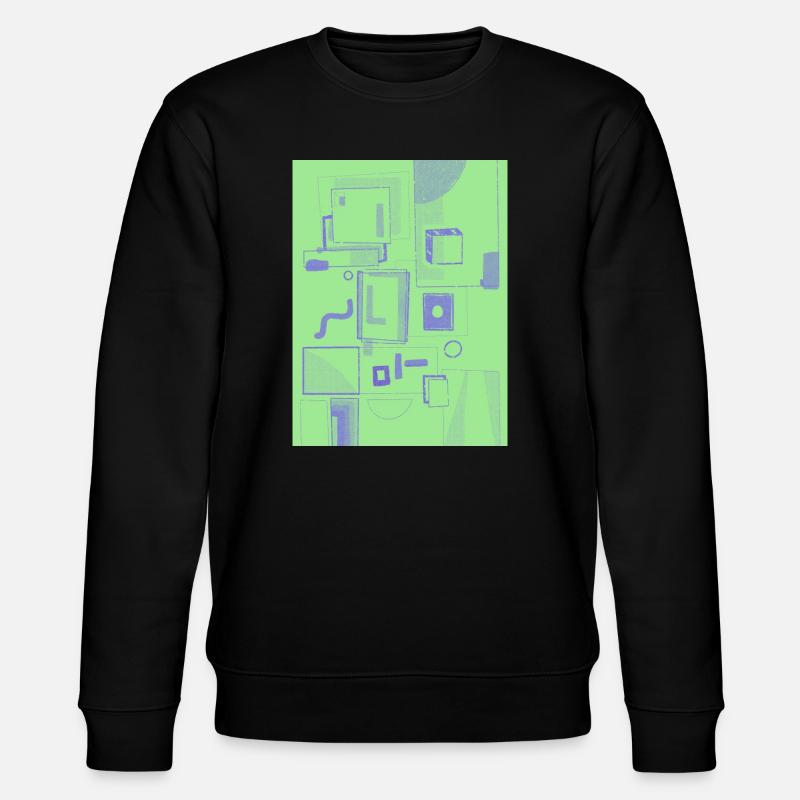 Speech Bubbles - Stanley/Stella CHANGER Unisex Organic Sweatshirt - black