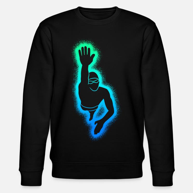 Natation Natation Nageurs masculins garçons - Sweat bio CHANGER Stanley/Stella Unisexe - noir