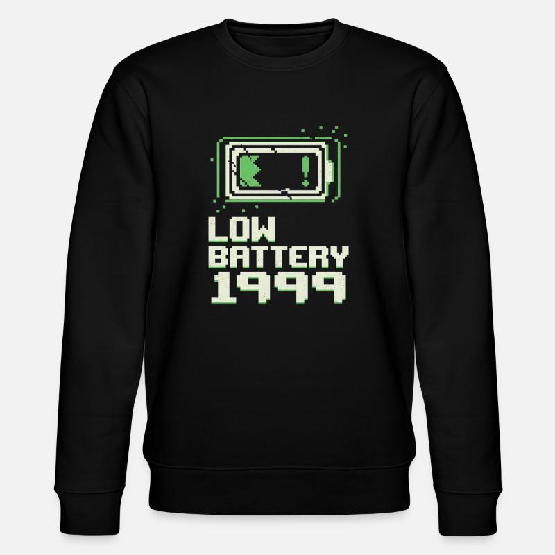 It was easier back then - Stanley/Stella CHANGER Unisex Organic Sweatshirt - black