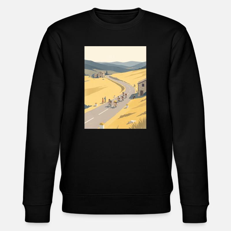 Quiet Breakaway — Cycling Memory - Stanley/Stella CHANGER Unisex Organic Sweatshirt - black