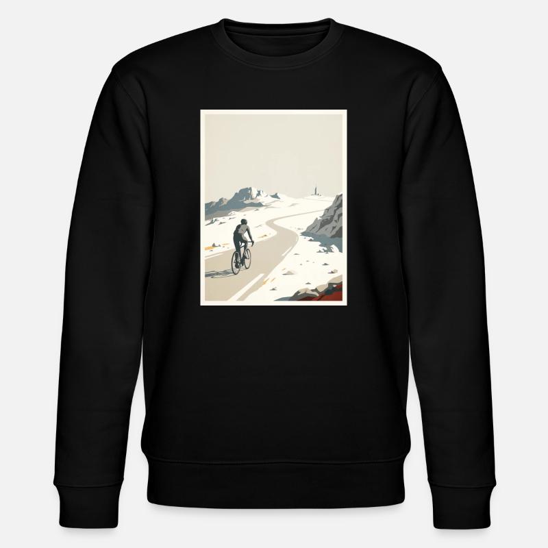 Summit Road - Souvenir du cyclisme - Sweat bio CHANGER Stanley/Stella Unisexe - noir