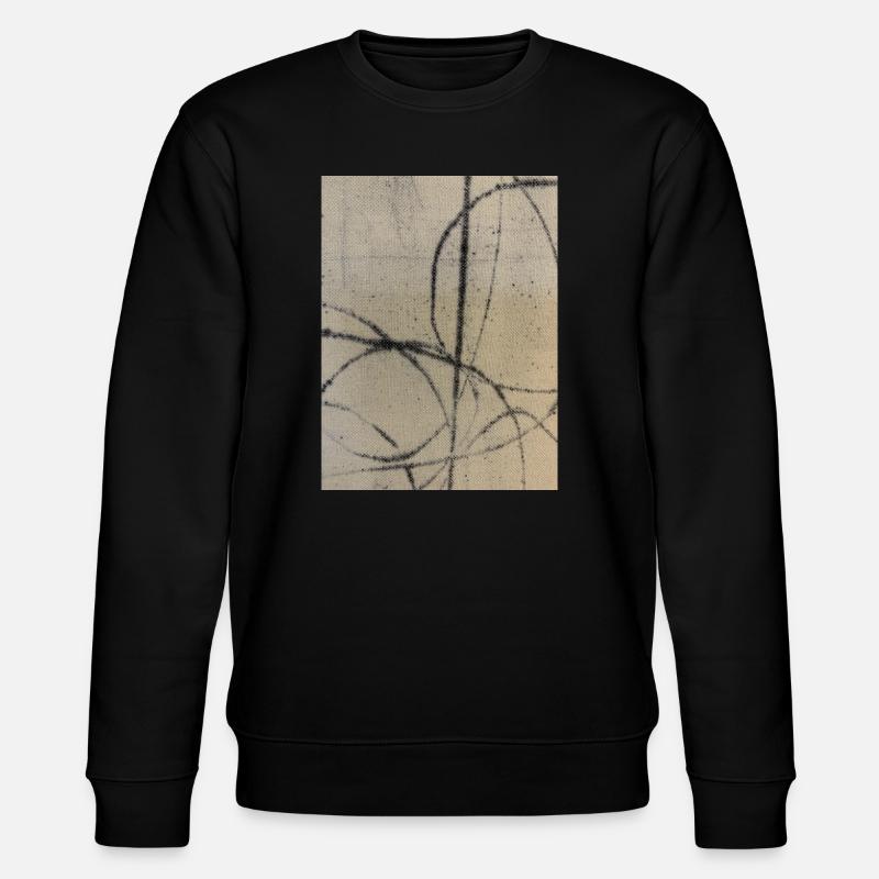 Art abstrait sur pull - Sweat bio CHANGER Stanley/Stella Unisexe - noir