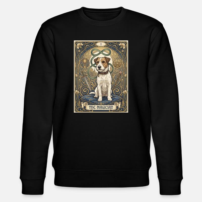 Chien, le magicien - Sweat bio CHANGER Stanley/Stella Unisexe - noir