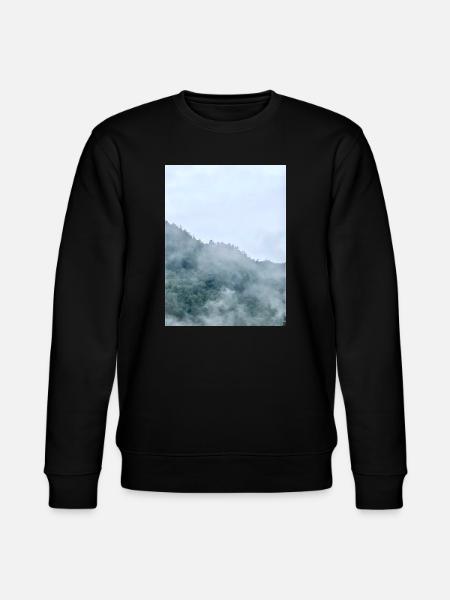 Misty Mountain Fog Landscape - Stanley/Stella CHANGER Unisex Organic Sweatshirt - black
