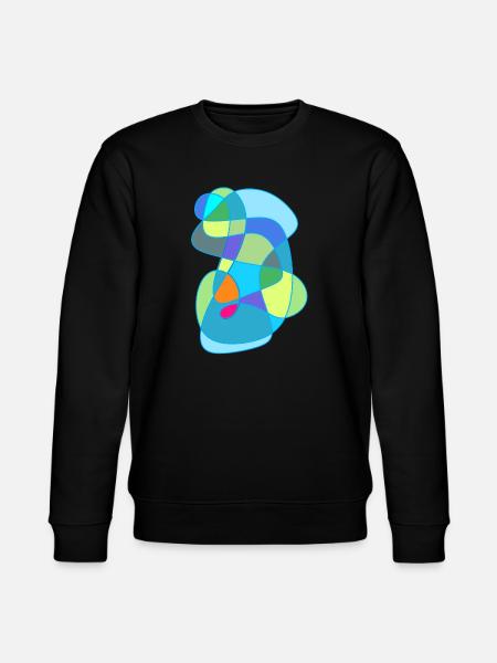 Akzentuiertes Farb-Formen Design - Stanley/Stella Unisex Bio-Sweatshirt CHANGER  - Schwarz