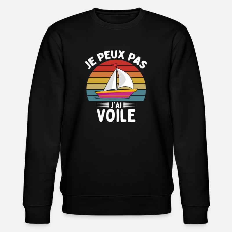 Je Peux Pas J'ai Voile - Sweat bio CHANGER Stanley/Stella Unisexe - noir
