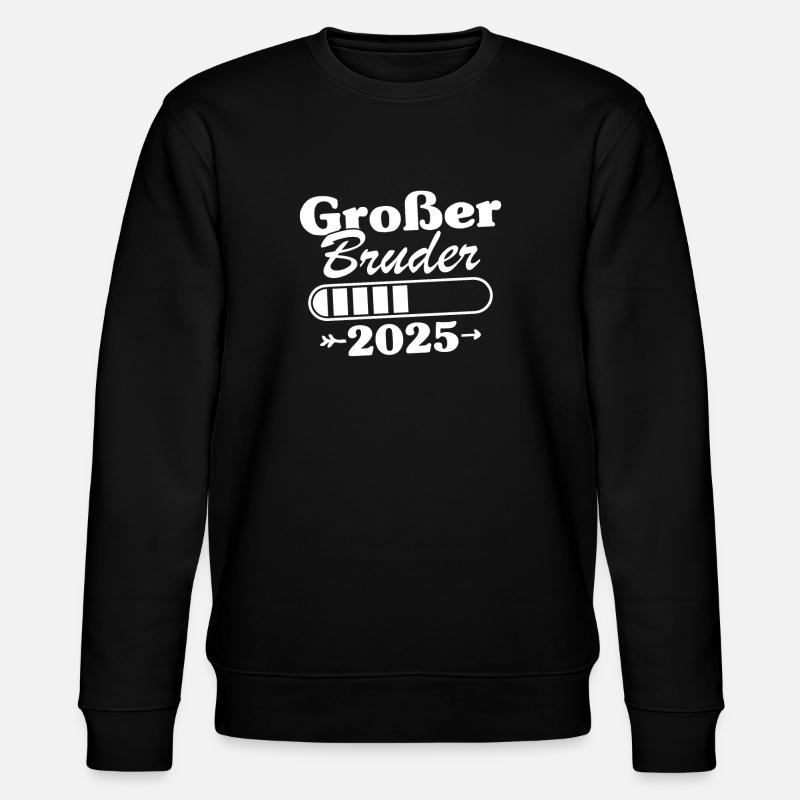 Großer Bruder Loading 2025 - Stanley/Stella Unisex Bio-Sweatshirt CHANGER - Schwarz