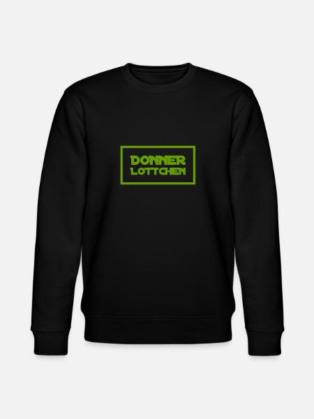DONNERLOTTCHEN - Stanley/Stella Unisex Bio-Sweatshirt CHANGER  - Schwarz