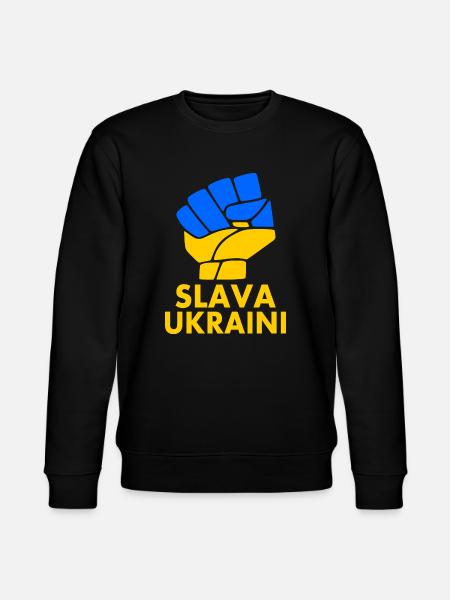 Slava ukraini - Stanley/Stella CHANGER Unisex Organic Sweatshirt - black