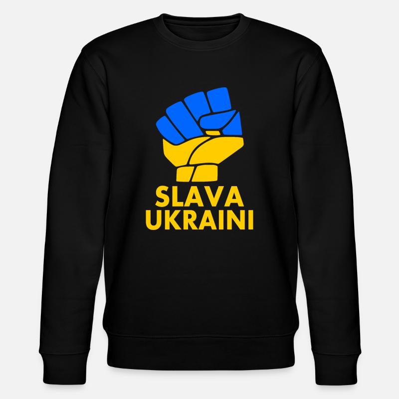 Slava ukraini - Sweat bio CHANGER Stanley/Stella Unisexe - noir