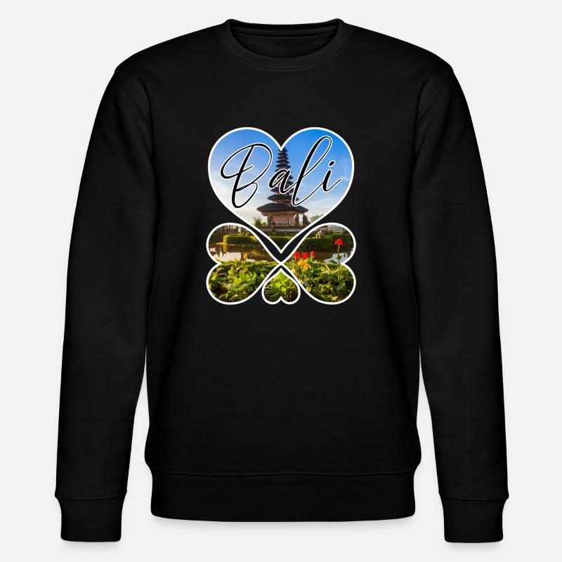 Bali - Indonesien - Stanley/Stella Unisex Bio-Sweatshirt CHANGER  - Schwarz