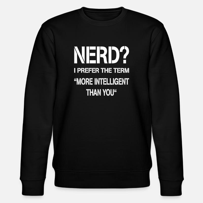 Nerd - Sweat bio CHANGER Stanley/Stella Unisexe - noir