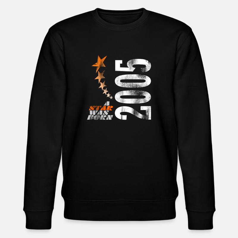 18th Birthday - Stanley/Stella CHANGER Unisex Organic Sweatshirt - black