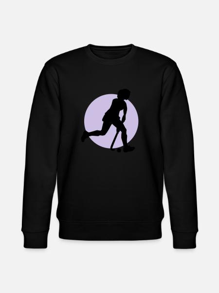 hockey_woman_b_2c - Stanley/Stella CHANGER Unisex Organic Sweatshirt - black