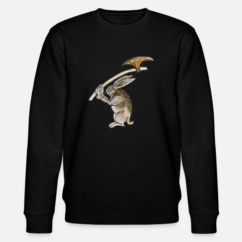 Killer Rabbit - Stanley/Stella Unisex Bio-Sweatshirt CHANGER  - Schwarz