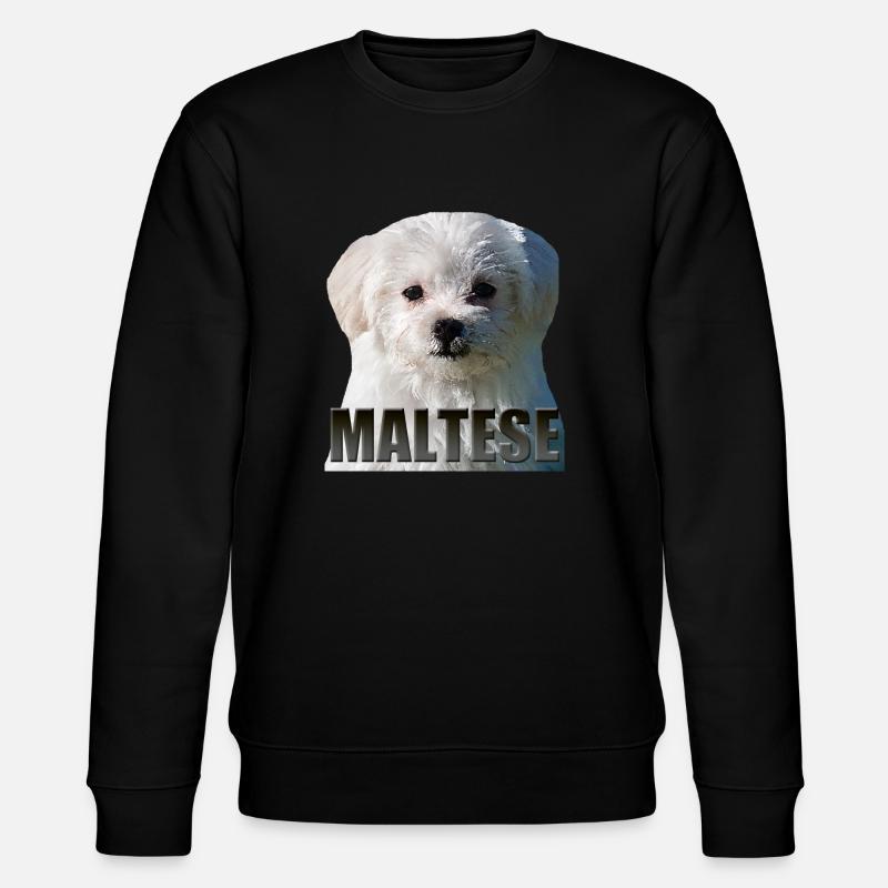 Maltesisch - Stanley/Stella Unisex Bio-Sweatshirt CHANGER  - Schwarz