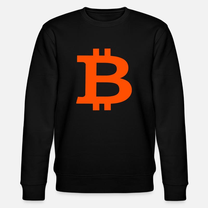Bitcoin - Stanley/Stella Unisex Bio-Sweatshirt CHANGER  - Schwarz