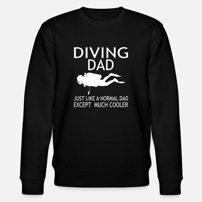 Diving Dive Dive - Stanley/Stella CHANGER Unisex Organic Sweatshirt - black