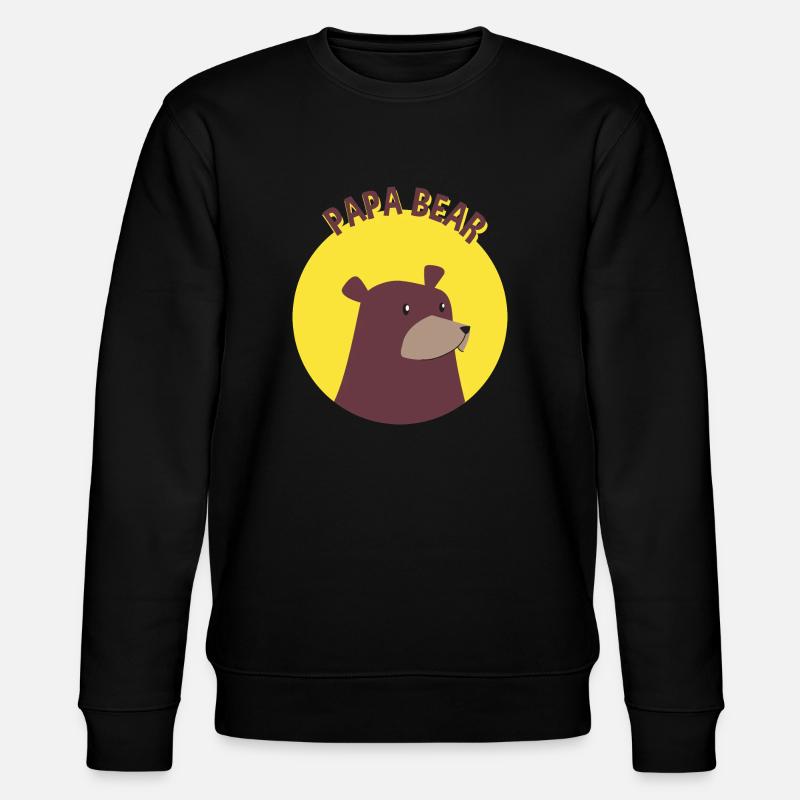 Papa Ours - Sweat bio CHANGER Stanley/Stella Unisexe - noir