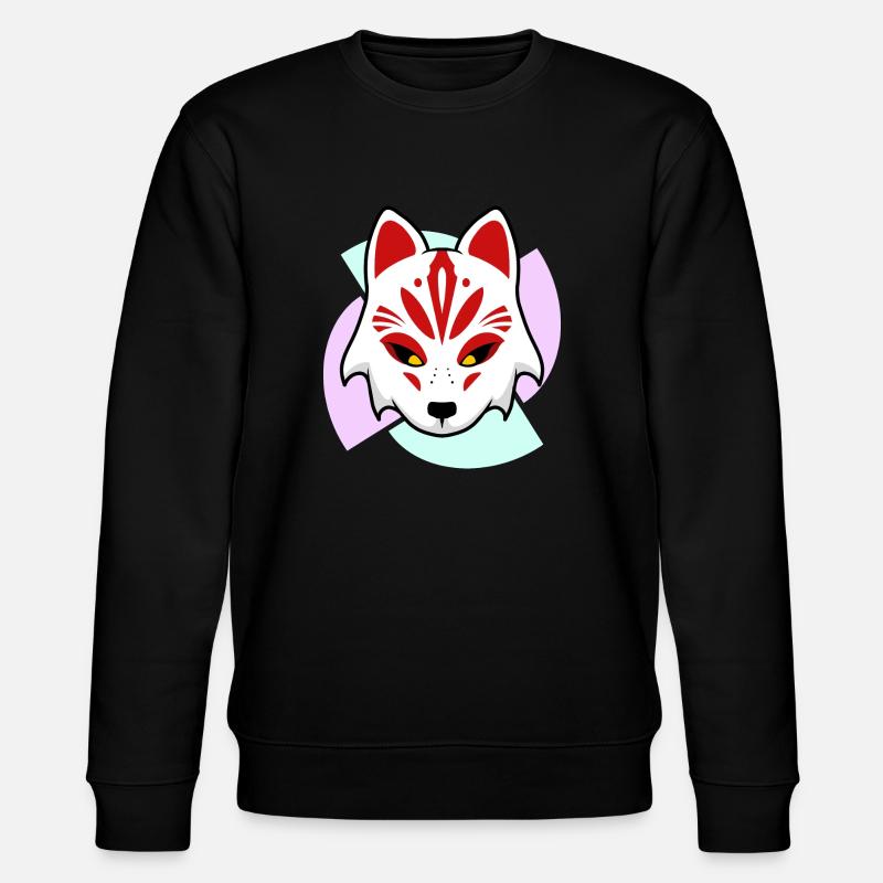 Masque Kitsune - Sweat bio CHANGER Stanley/Stella Unisexe - noir