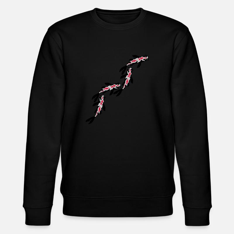 Beaucoup de poissons Koi Nishikigoi - Sweat bio CHANGER Stanley/Stella Unisexe - noir