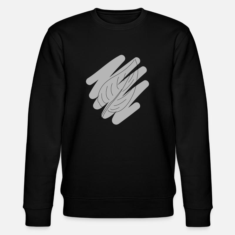 Blatt - Stanley/Stella Unisex Bio-Sweatshirt CHANGER  - Schwarz