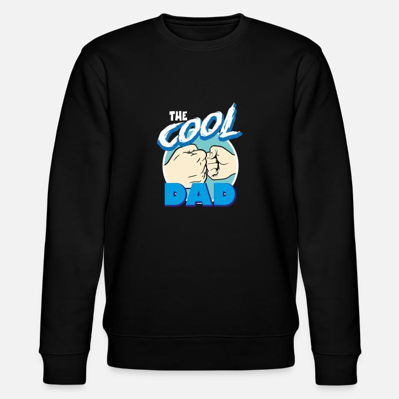 The Cool Dad - Stanley/Stella CHANGER Unisex Organic Sweatshirt - black