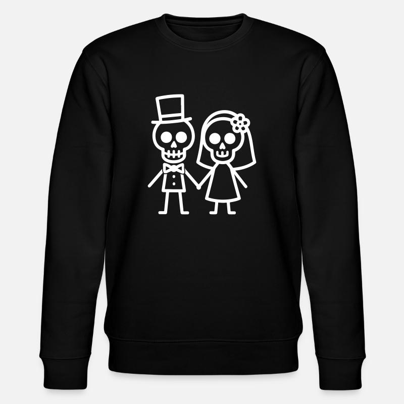 Hochzeit Ehepaar - Stanley/Stella Unisex Bio-Sweatshirt CHANGER  - Schwarz