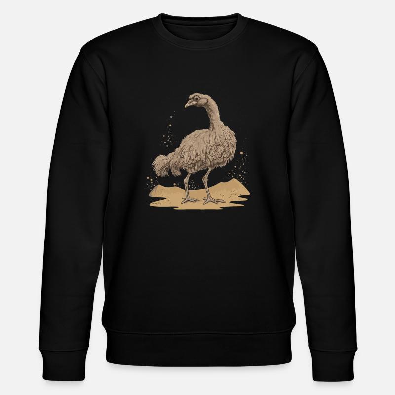 Oiseau autruche - Sweat bio CHANGER Stanley/Stella Unisexe - noir