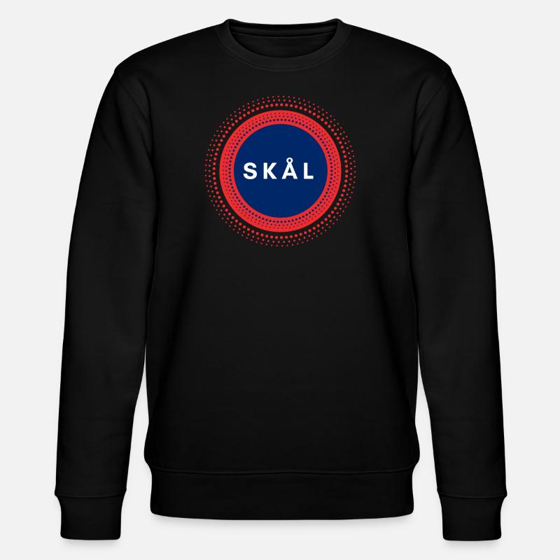 Prost Norwegen - Stanley/Stella Unisex Bio-Sweatshirt CHANGER  - Schwarz